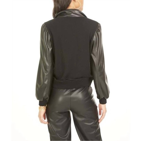 Generation Love NWT Lola Mixed Media Half Zip Sweatshirt Size XS - Picture 7 of 15